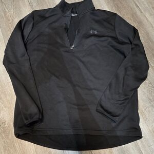 Under Armour Black Quarter-Zip Pullover SIZE L